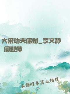 大宋功夫庸财